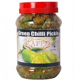 AFP Green Chilli Pickle   Plastic Jar  200 grams
